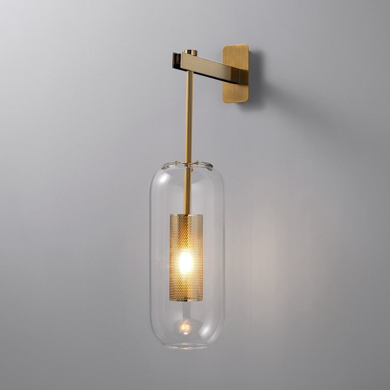 Ion - Moderne Glas-Wandlampe