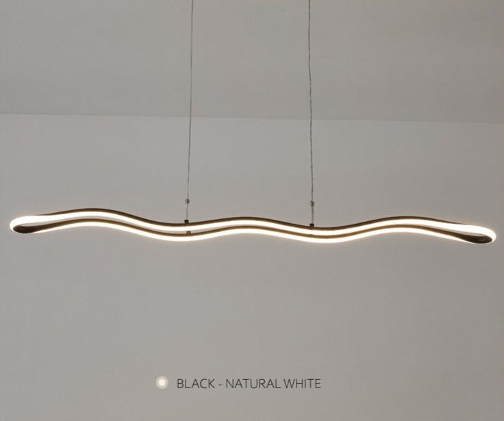 Moderne LED-Wellen-Kronleuchter