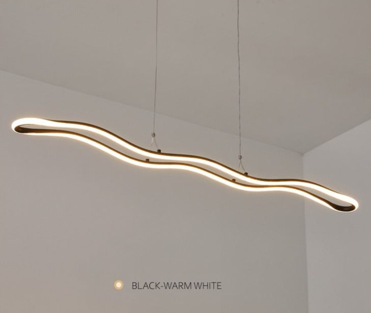 Moderne LED-Wellen-Kronleuchter