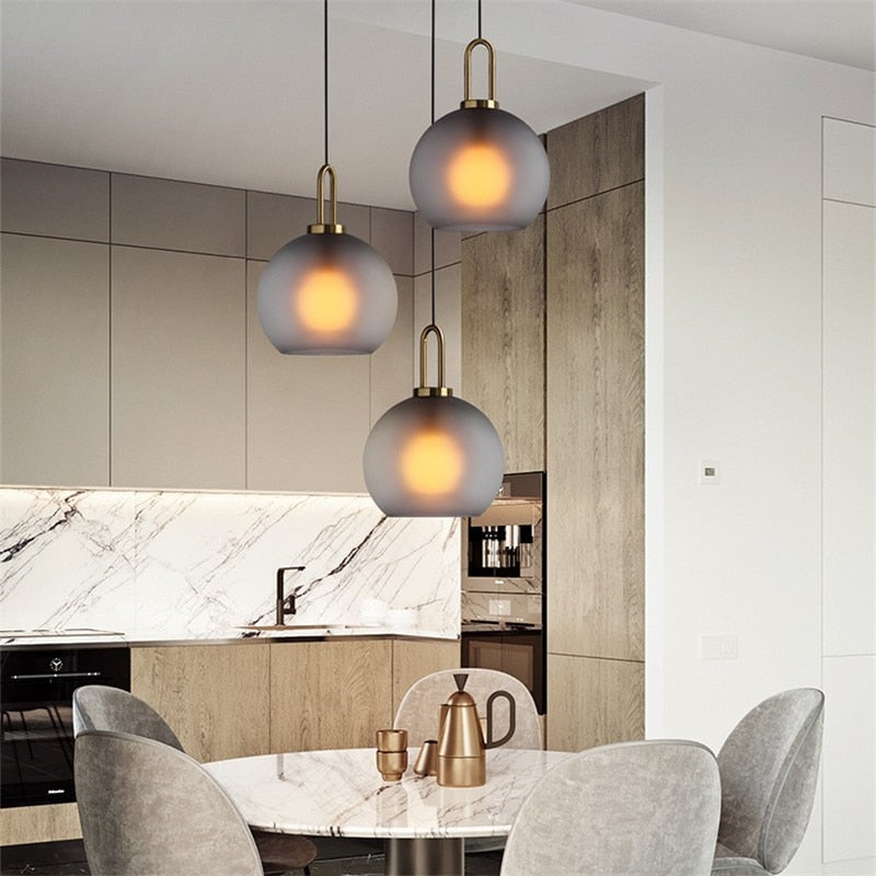 Moderne Glas-Pendelleuchten