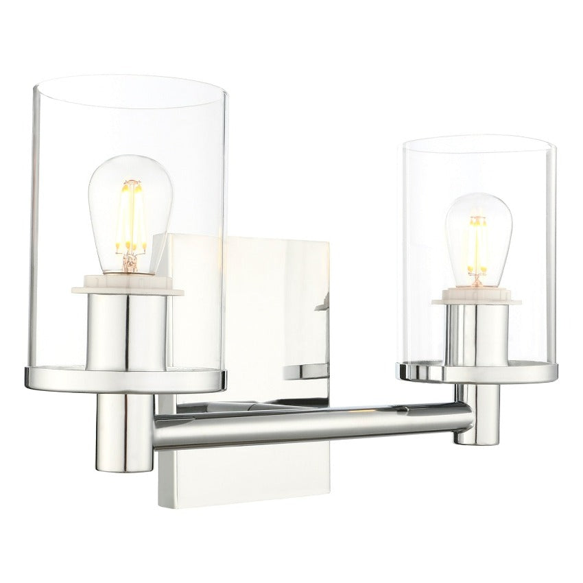 Flynn – Vintage Industrielle Zwei-Lampen Wandlampe