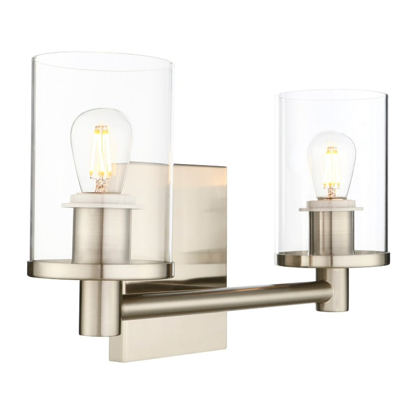 Flynn – Vintage Industrielle Zwei-Lampen Wandlampe