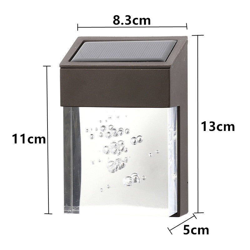 Outdoor Wandmontierte Solar-LED-Lichter