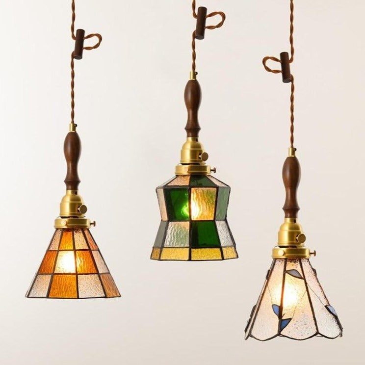 Bunte Glas Pendelleuchten
