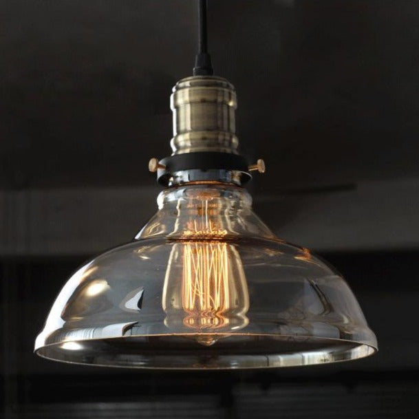 Georgia - Vintage Glas Pendelleuchte