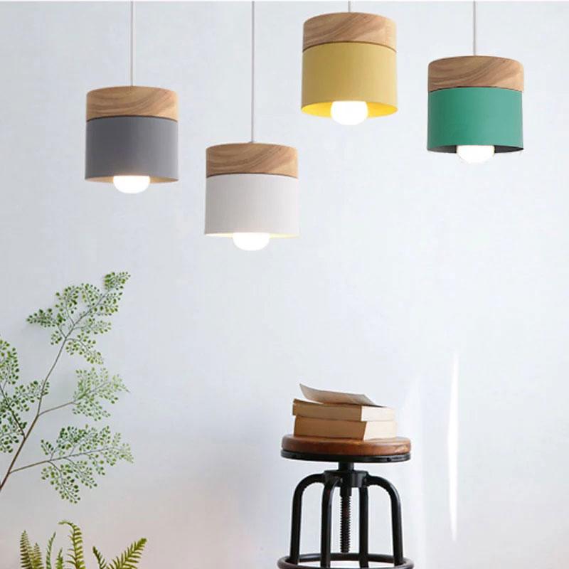 Bunte Nordische Macaroon Pendelleuchten