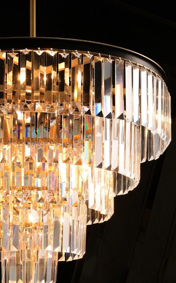 Garland - Moderner Glas-Kristall-Kronleuchter