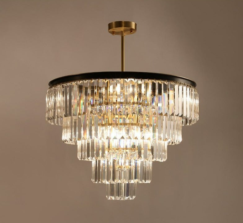 Garland - Moderner Glas-Kristall-Kronleuchter