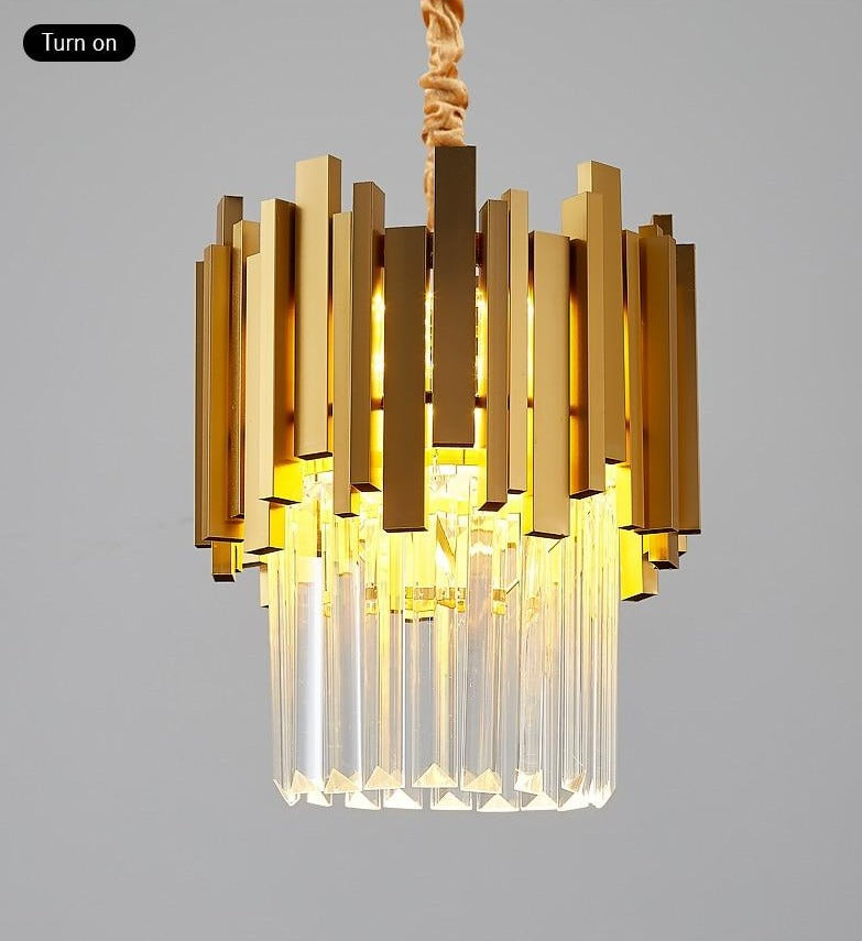 Apollo - Moderne Glas-Kristall-Pendelleuchten