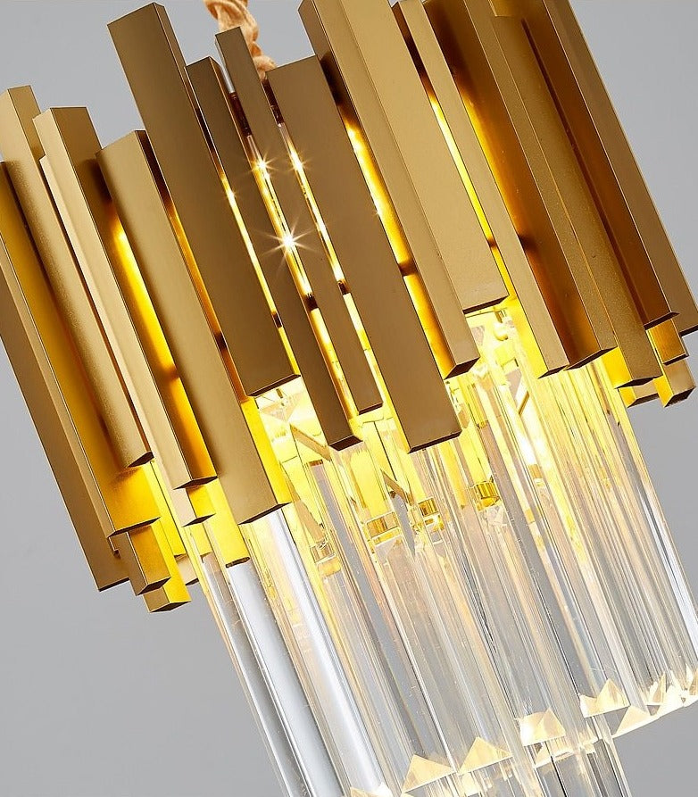 Apollo - Moderne Glas-Kristall-Pendelleuchten