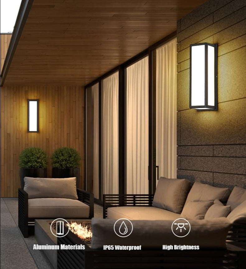 Moderne LED-Außenwandlampe
