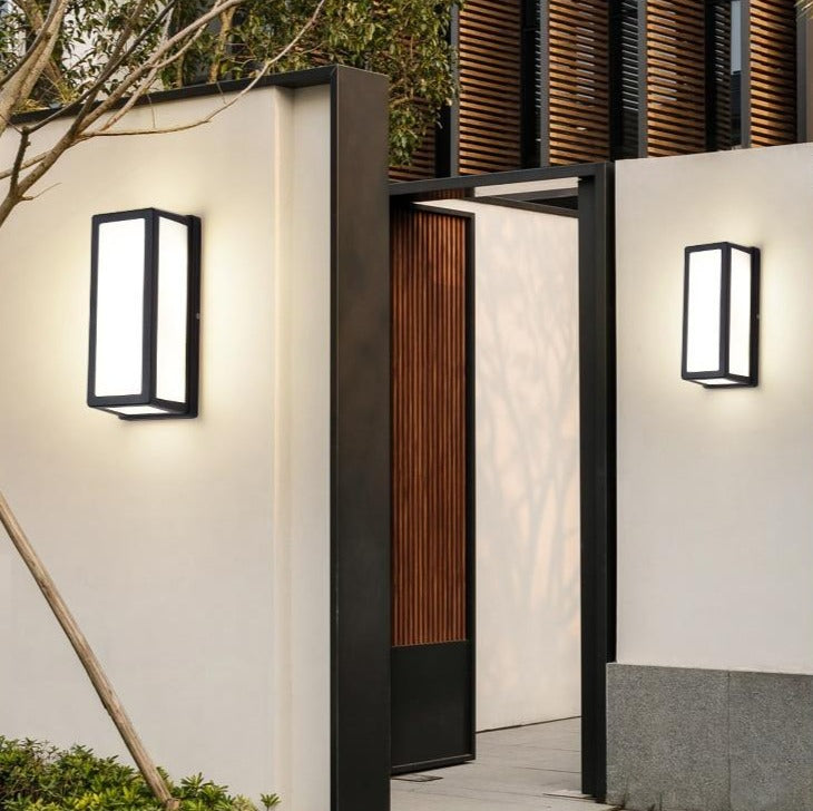 Moderne LED-Außenwandlampe