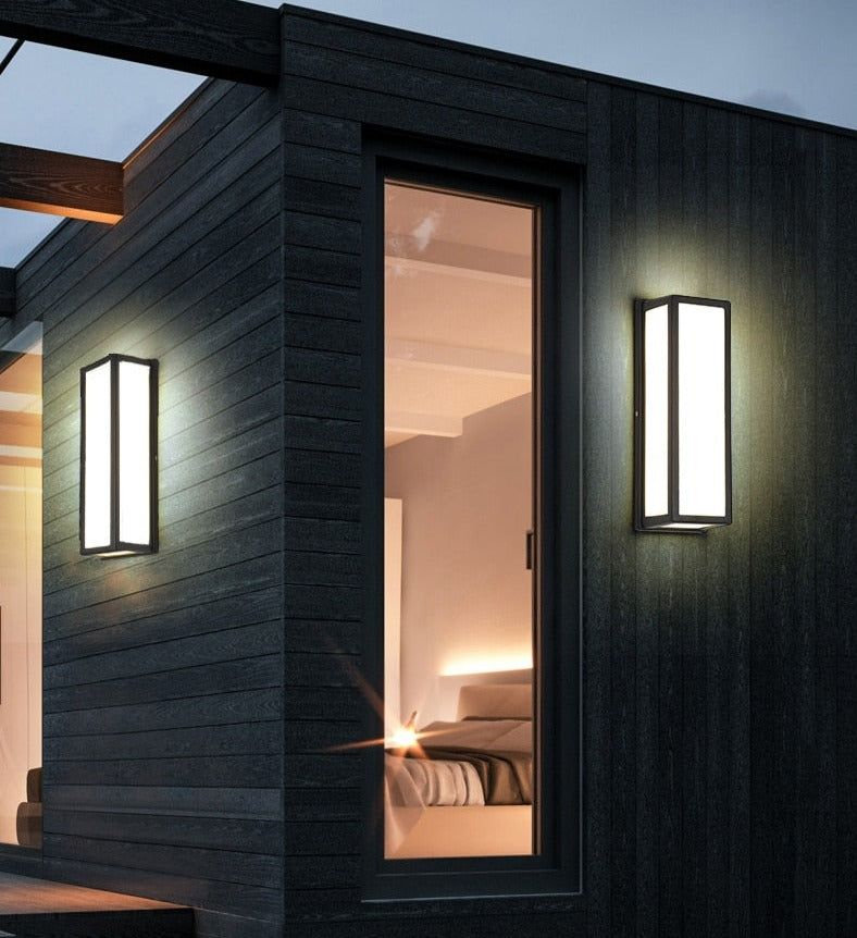 Moderne LED-Außenwandlampe