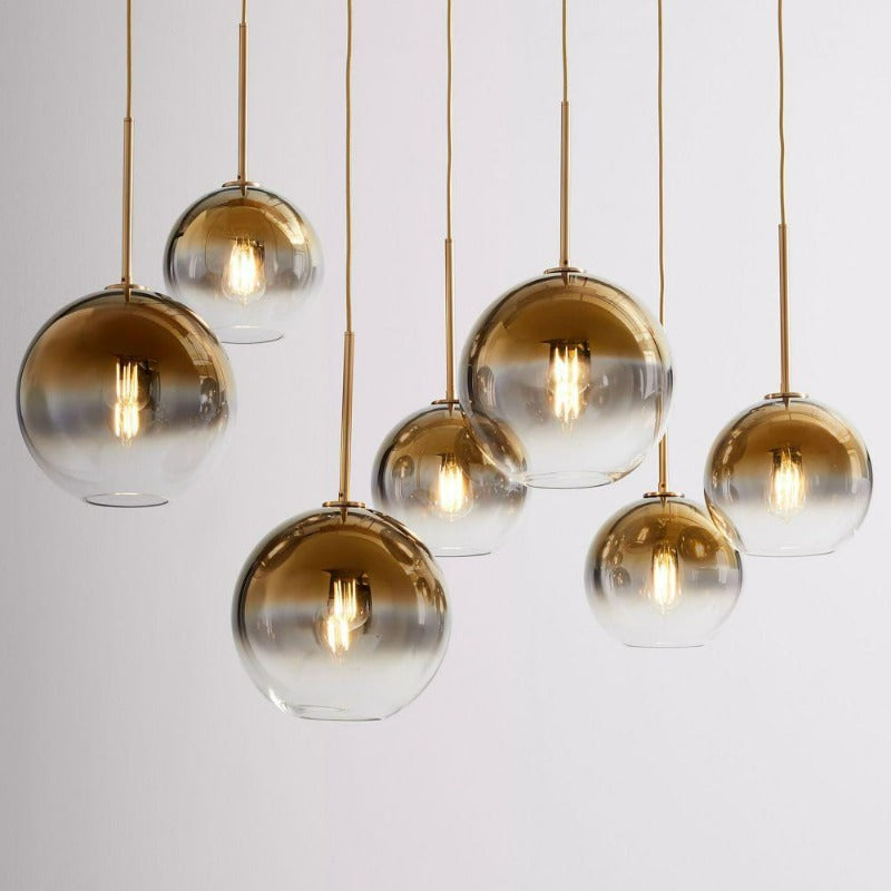 Zaire - Moderne Glas Globe Pendelleuchten