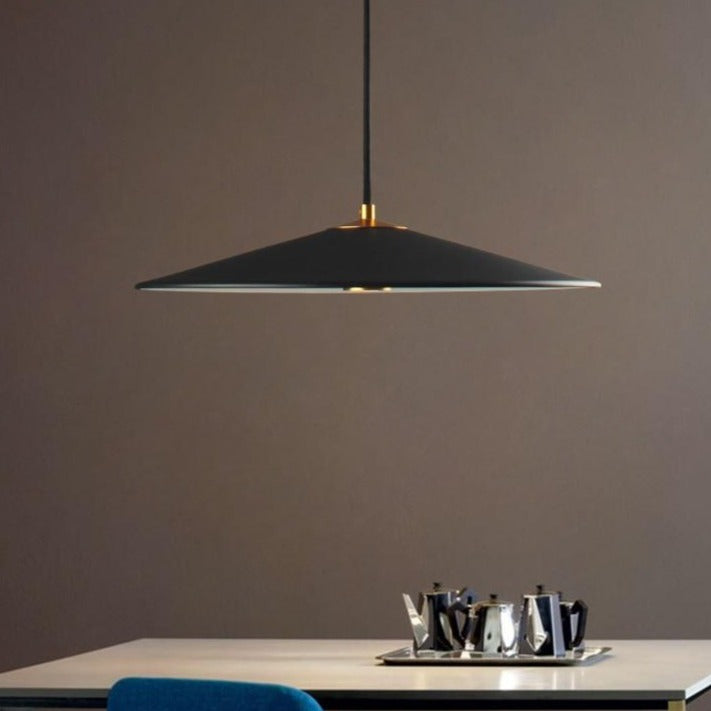 Moderne schmale LED-Pendelleuchte