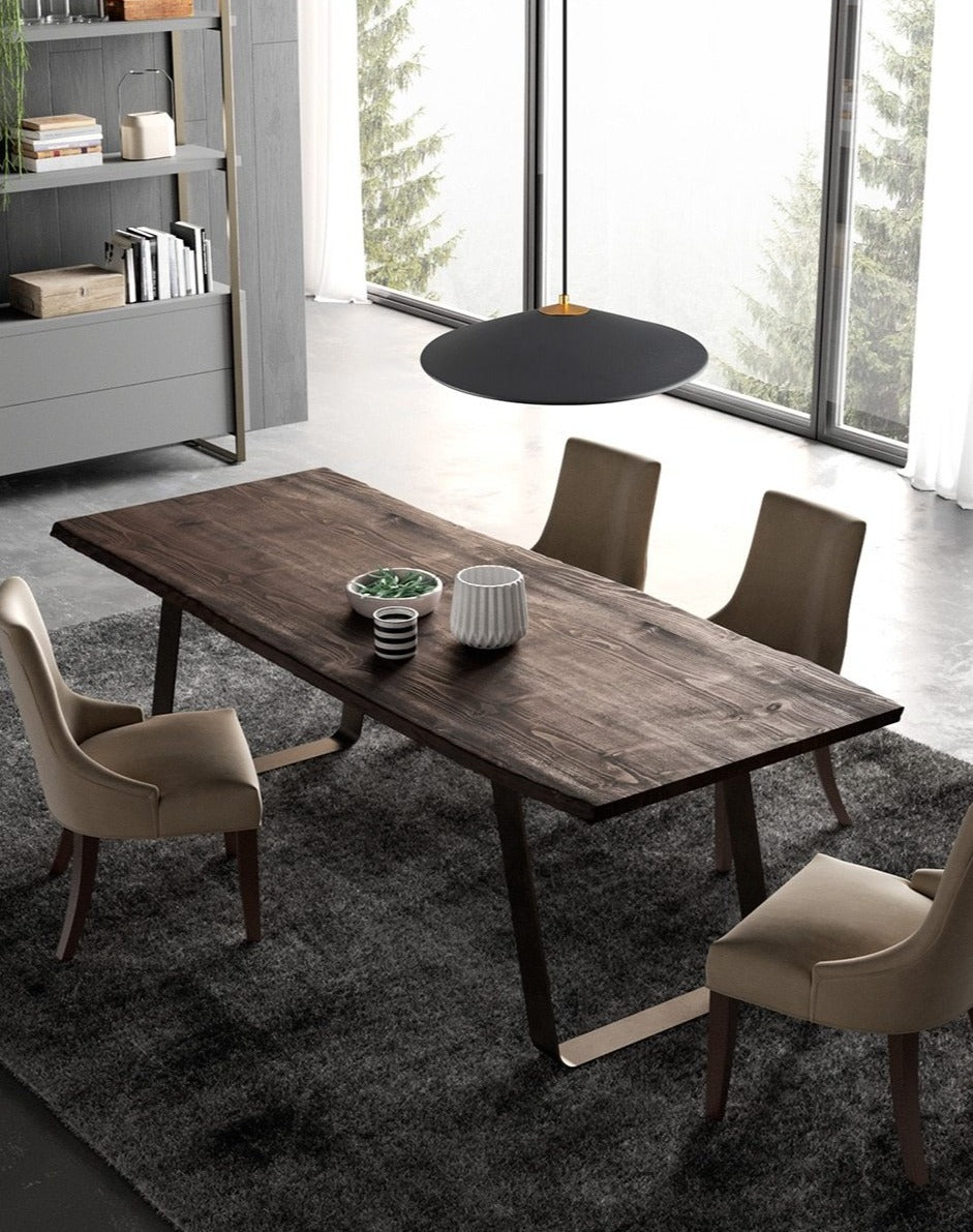 Moderne schmale LED-Pendelleuchte