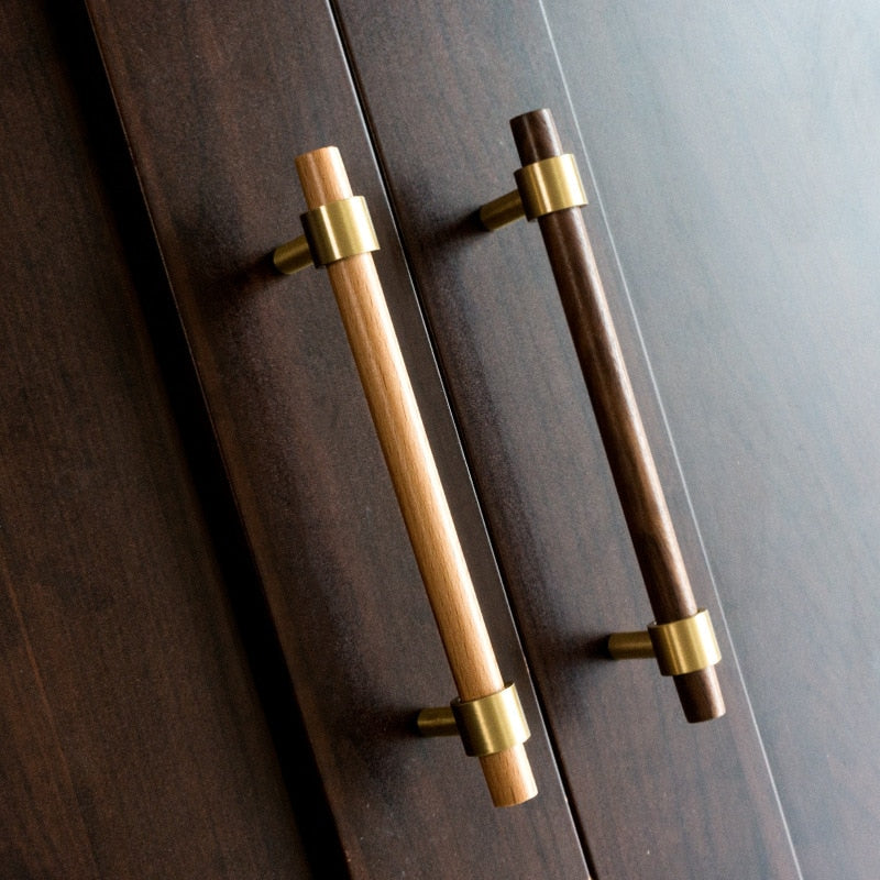 Moderne Holz-Möbel- und Schubladenknöpfe