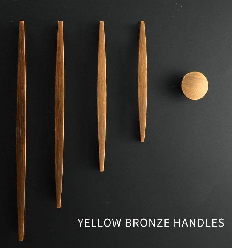 Moderne Bronze Schrank- & Schubladen-Griffe