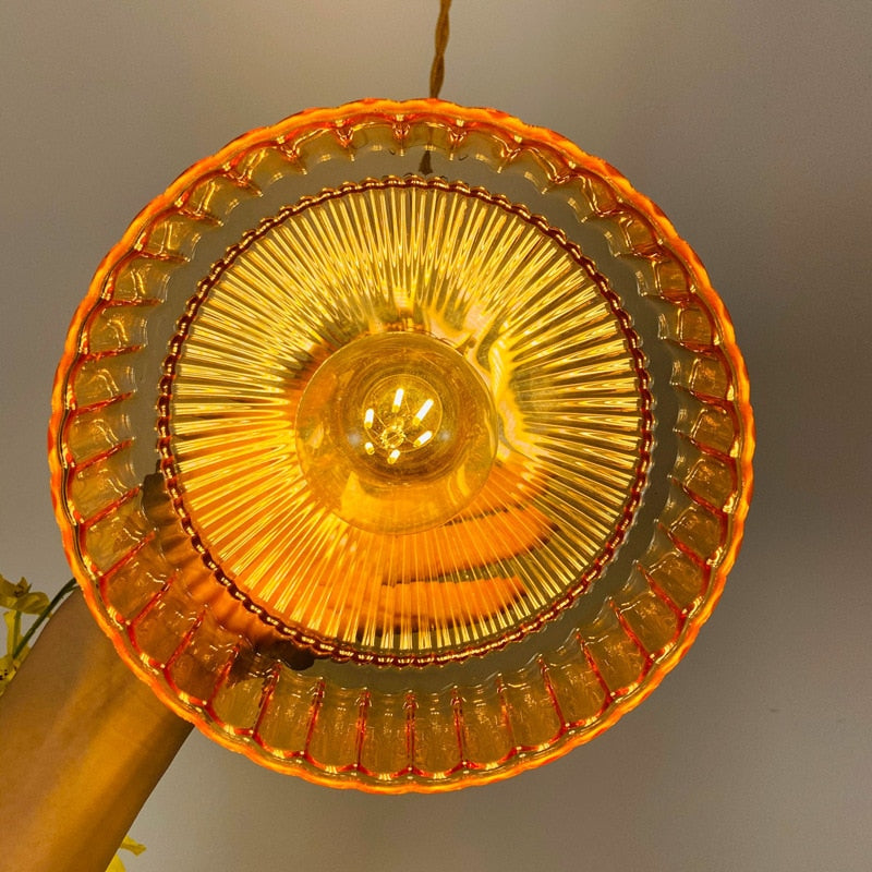 Monroe - Rustikale Bunte Glas-Pendelleuchten