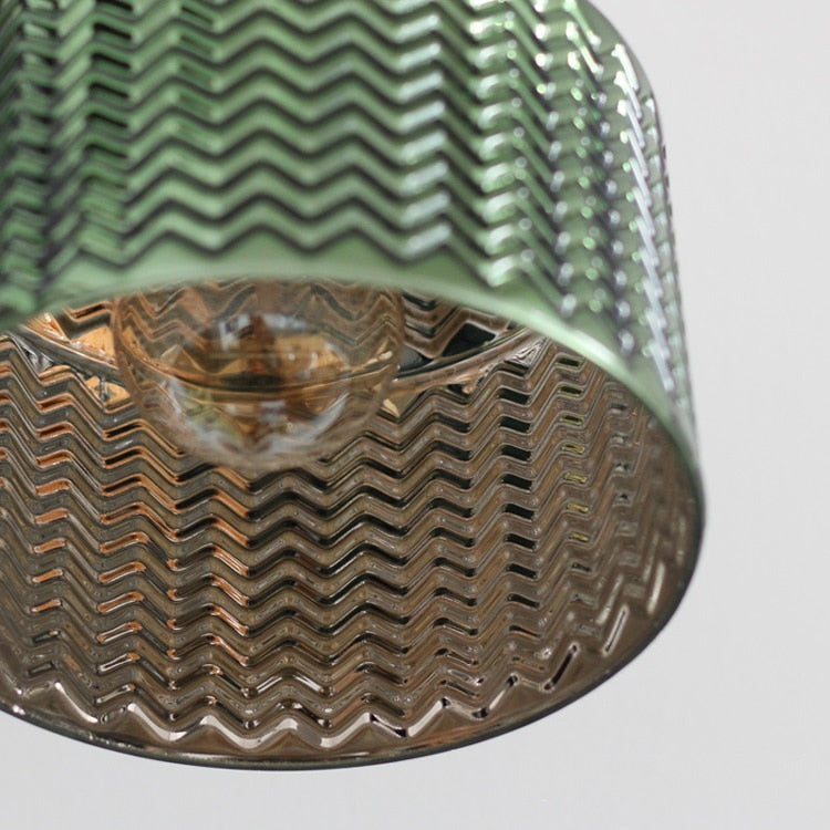 Nordische grüne Glas-Wandleuchte