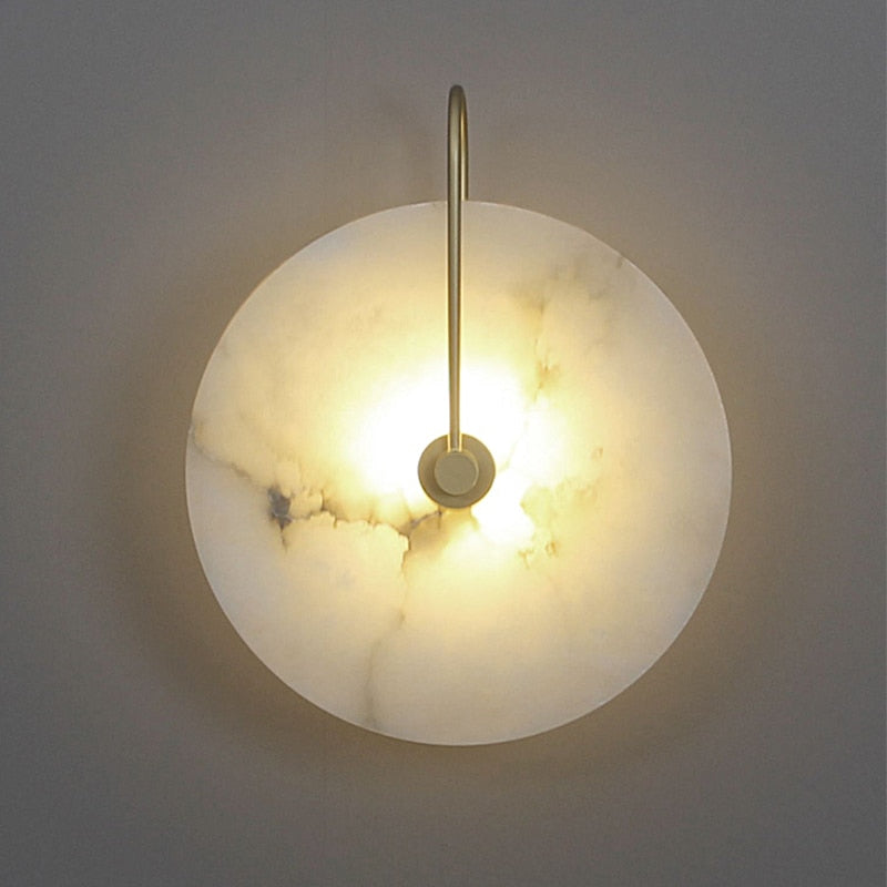 Moderne Weiße Marmor Wandlampe
