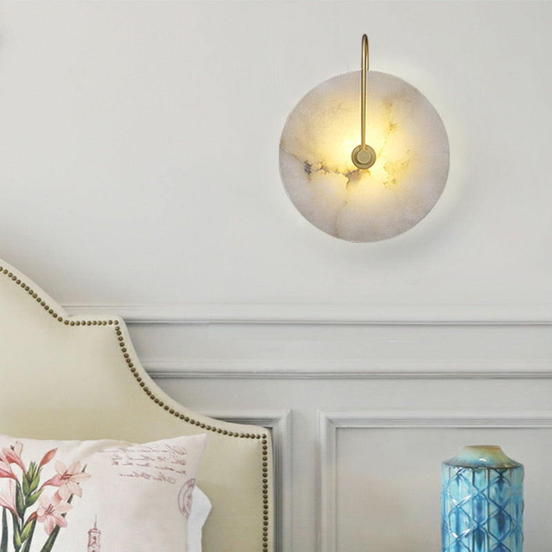 Moderne Weiße Marmor Wandlampe