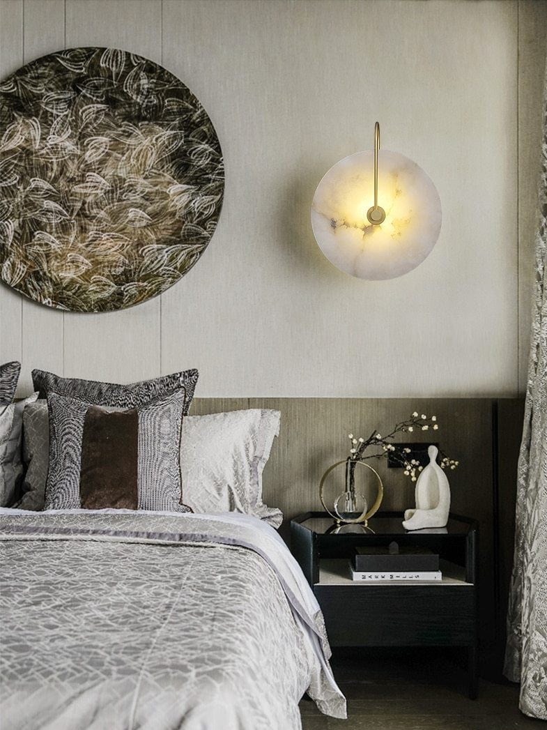Moderne Weiße Marmor Wandlampe