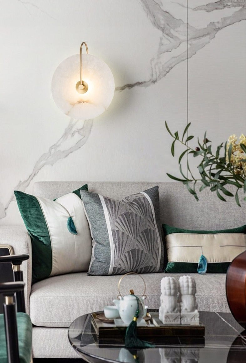 Moderne Weiße Marmor Wandlampe