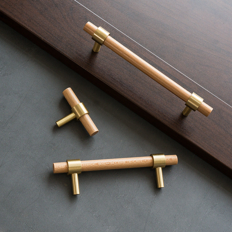 Moderne Holz-Möbel- und Schubladenknöpfe