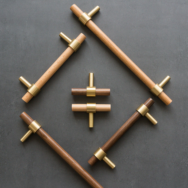 Moderne Holz-Möbel- und Schubladenknöpfe
