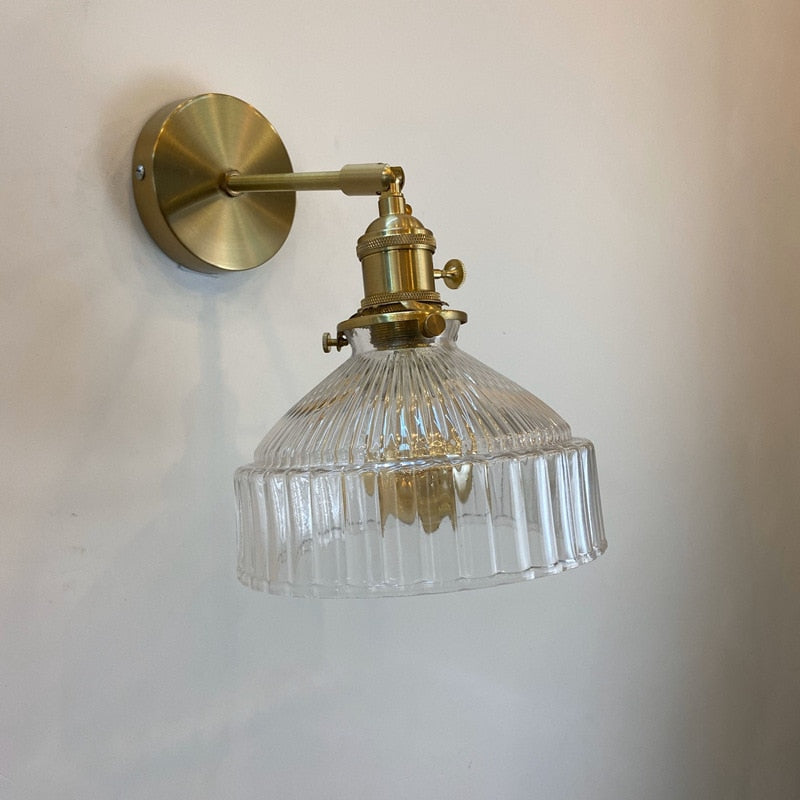 Raquel – Vintage Glas-Wandleuchten