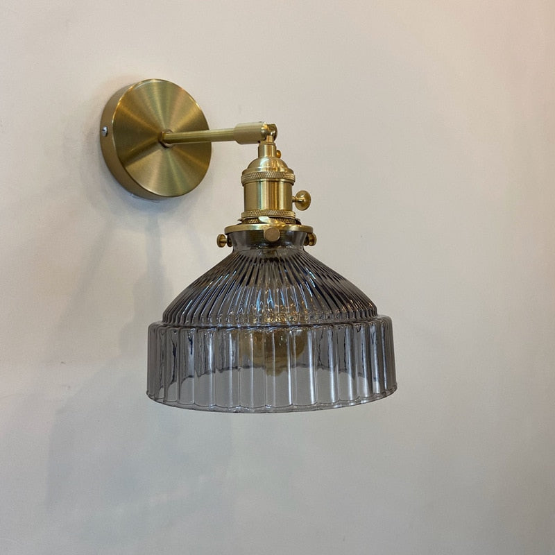 Raquel – Vintage Glas-Wandleuchten