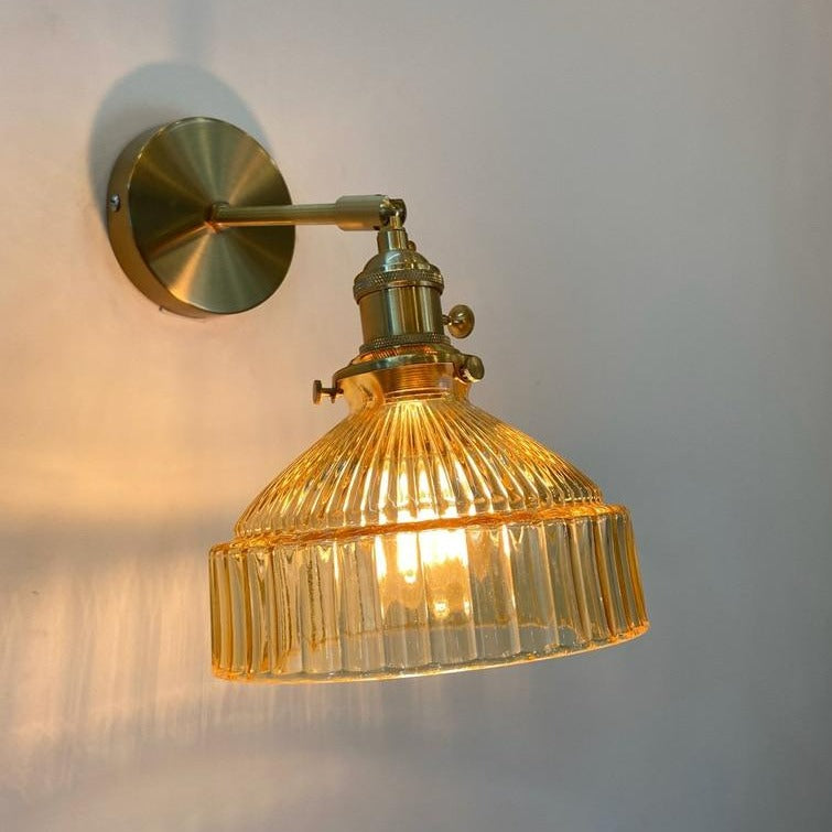 Raquel – Vintage Glas-Wandleuchten