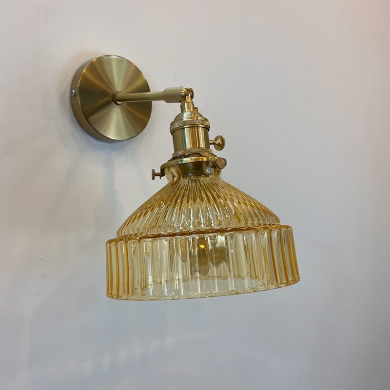 Raquel – Vintage Glas-Wandleuchten