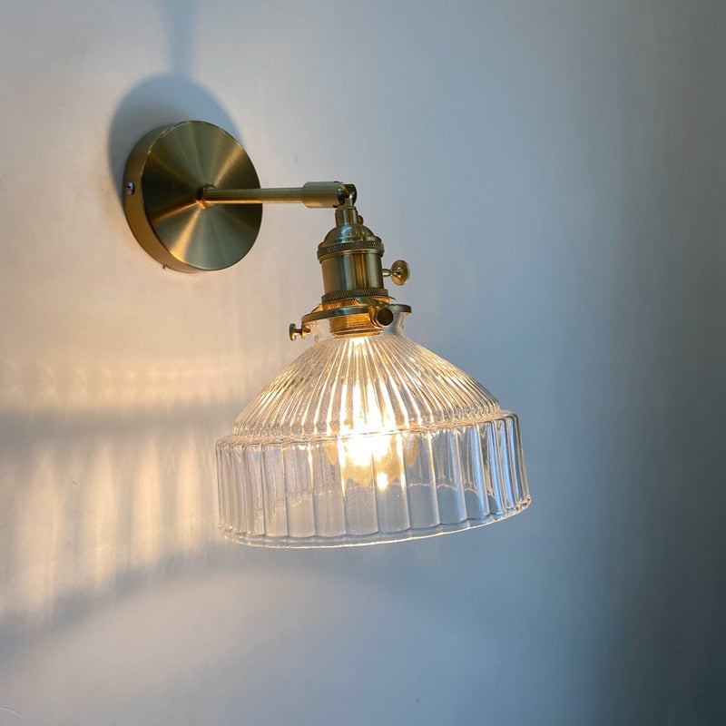 Raquel – Vintage Glas-Wandleuchten