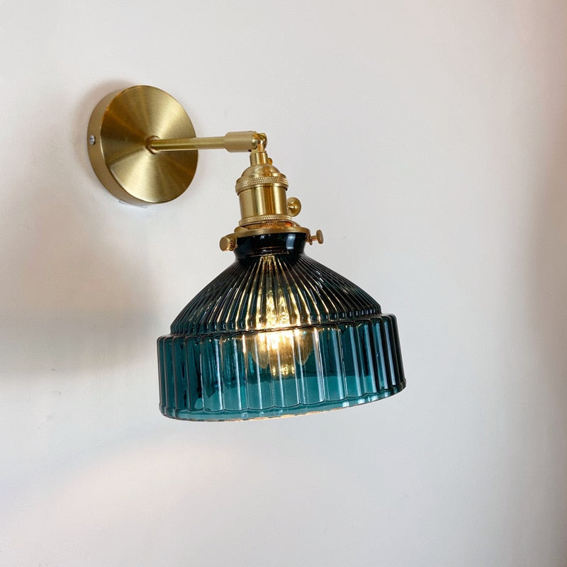 Raquel – Vintage Glas-Wandleuchten