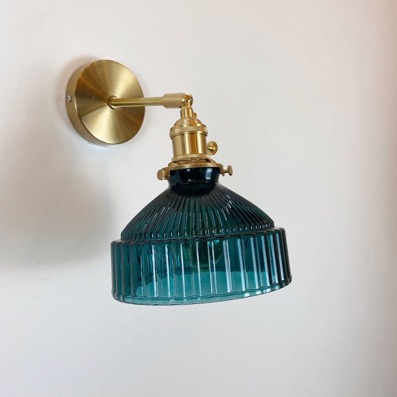 Raquel – Vintage Glas-Wandleuchten