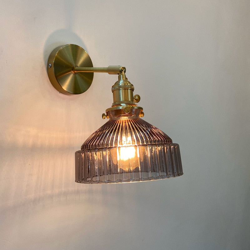 Raquel – Vintage Glas-Wandleuchten