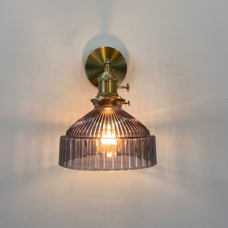 Raquel – Vintage Glas-Wandleuchten