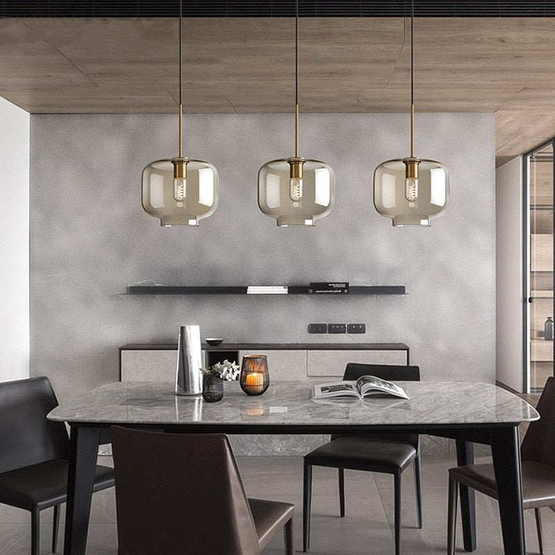 Hilde - Moderne Glas Pendelleuchten