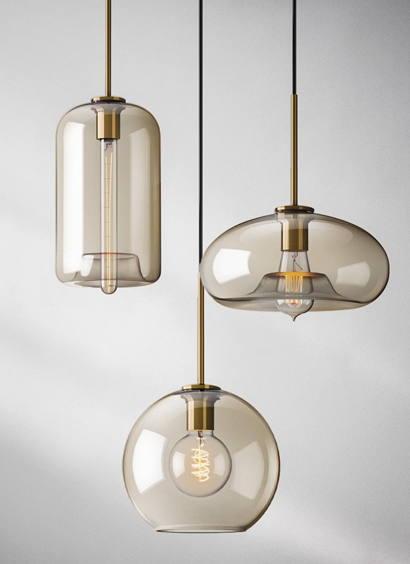 Hilde - Moderne Glas Pendelleuchten