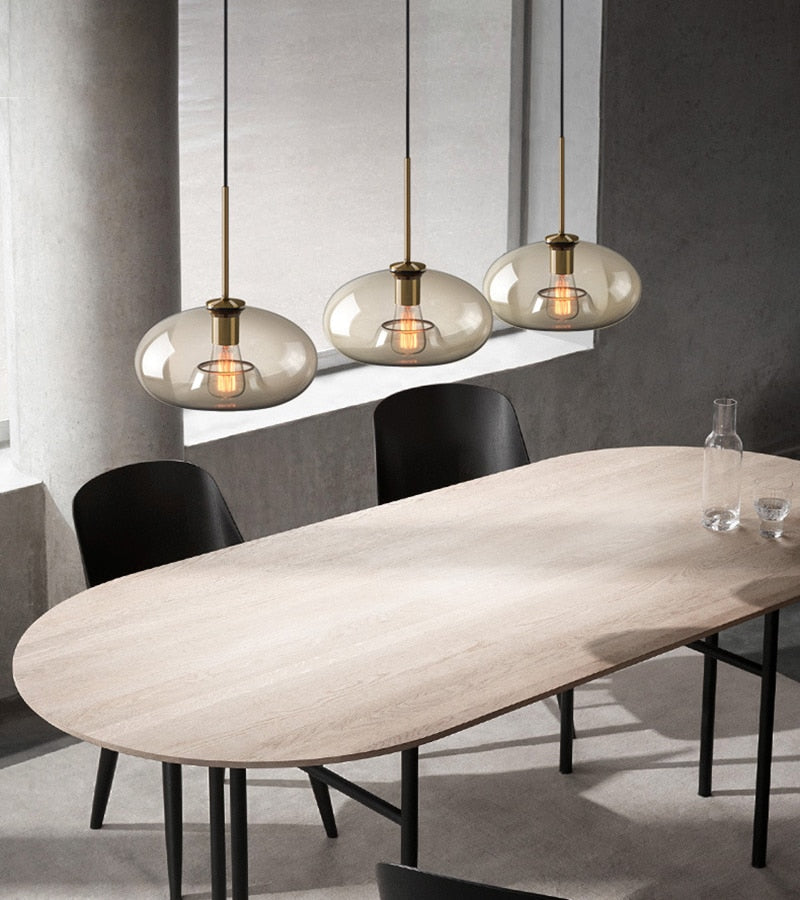 Hilde - Moderne Glas Pendelleuchten