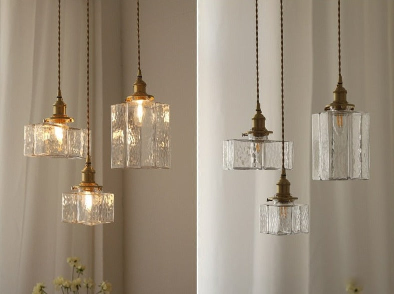 Adonia - Vintage Glas-Pendelleuchten
