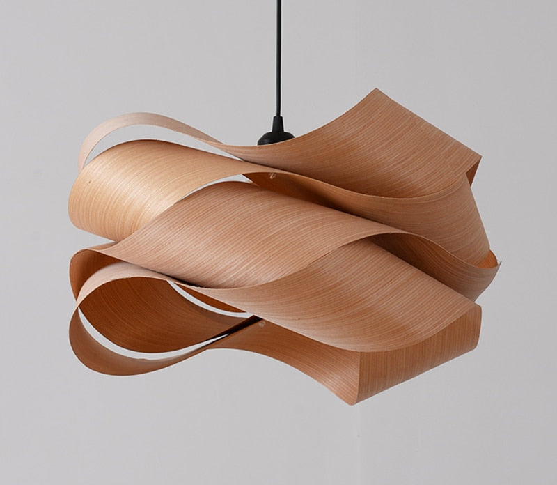 Moderne Schalenholz Pendelleuchten