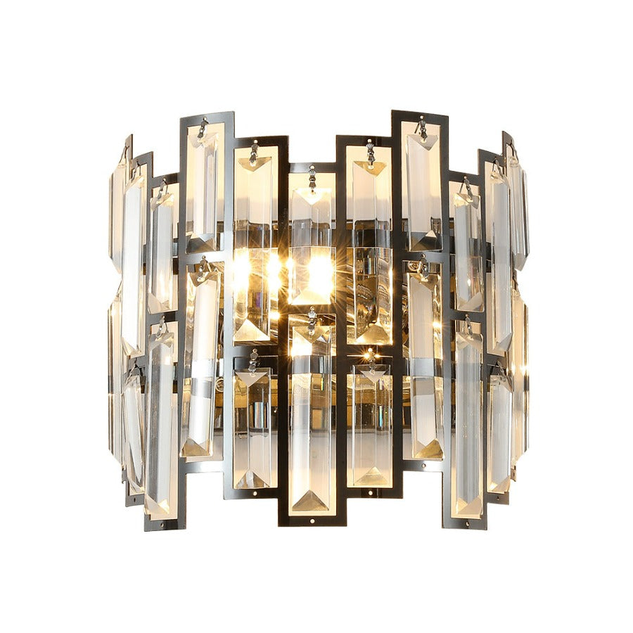 Cedric - Moderne Glas-Kristall-Wandleuchte