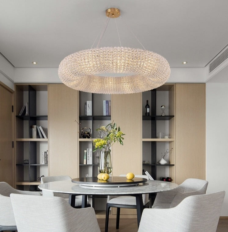 Designer Glas-Kristall-Kronleuchter