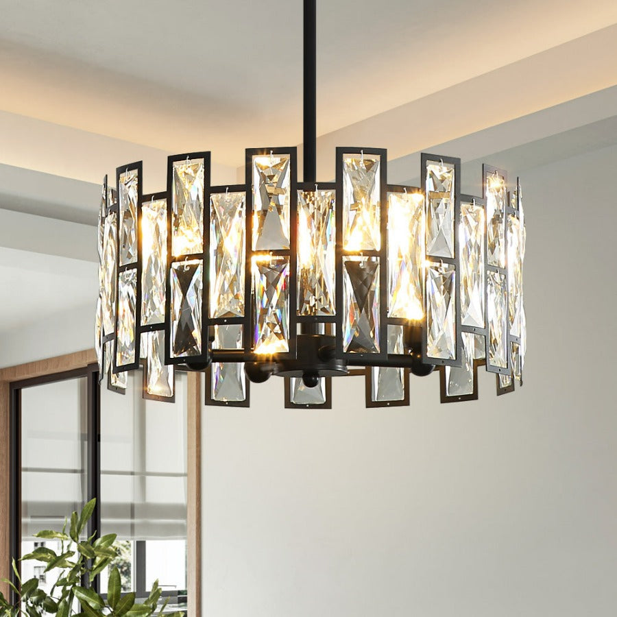 Roosevelt - Moderner Glas-Kristall-Kronleuchter