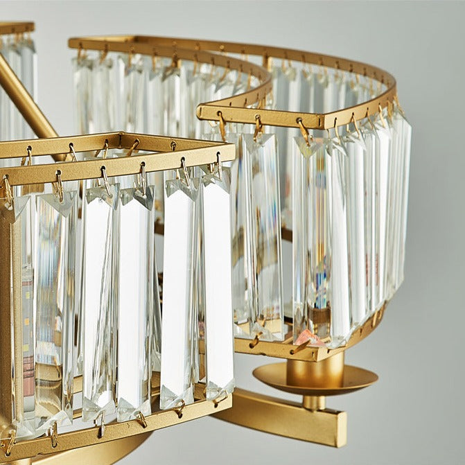 Jordy - Moderner Glas-Kristall-Kronleuchter