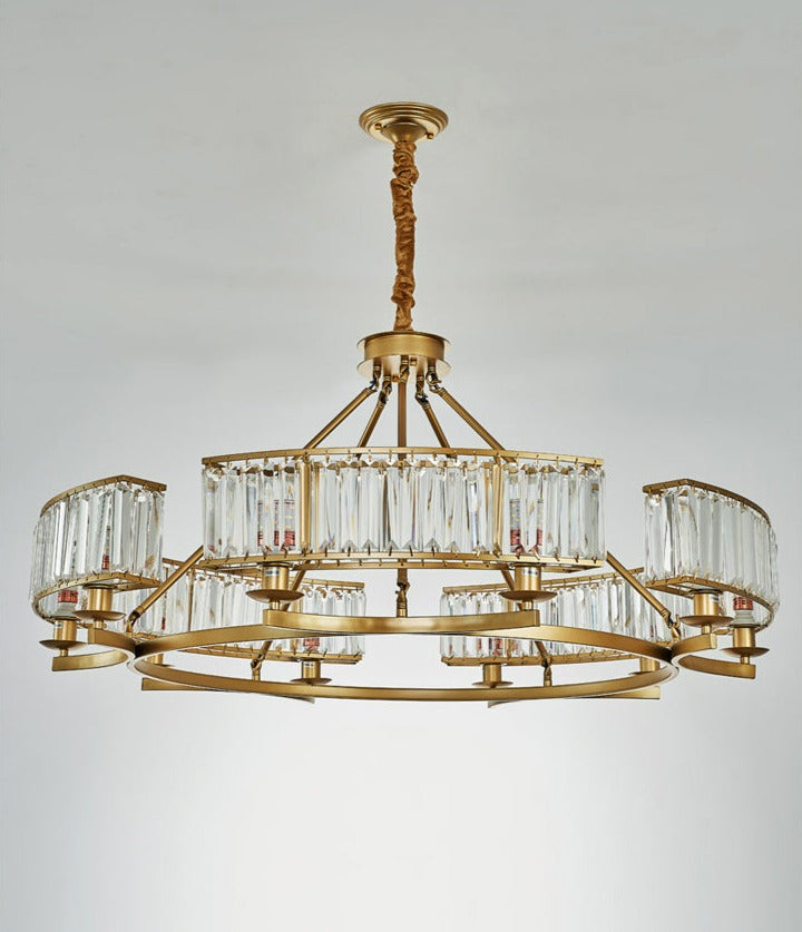 Jordy - Moderner Glas-Kristall-Kronleuchter