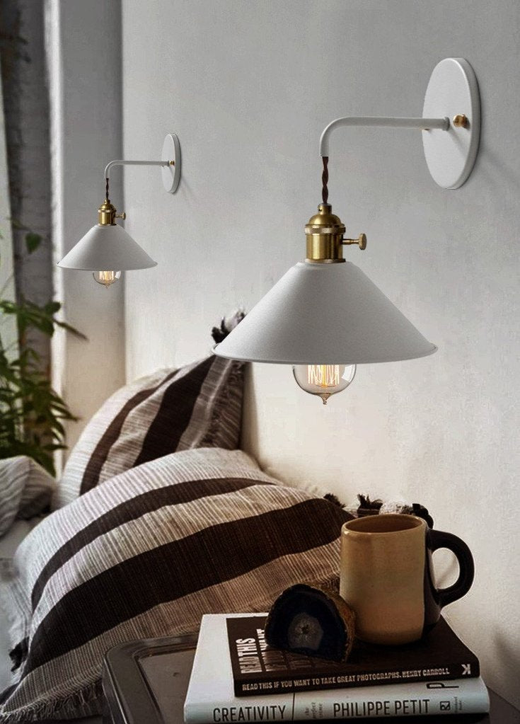 Bunte Retro-Wandlampen
